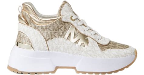 michael kors muse metallic logo trainer|Muse Metallic Logo Trainer .